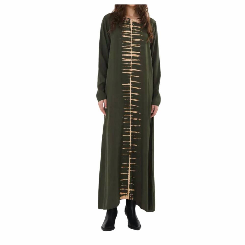 NEW RABENS SALONER lynett maxi dress in green
